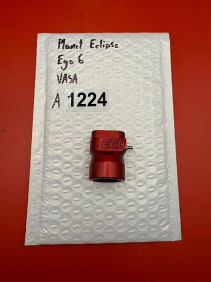 Planet Eclipse Ego 6 VASA - used paintball lpr (low pressure regulator) - red anno
