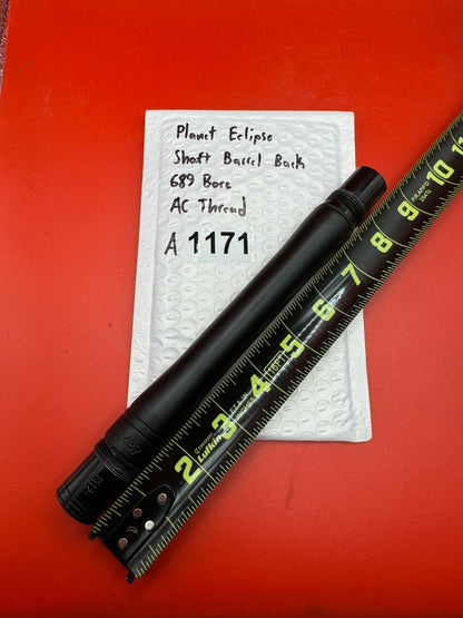 Planet Eclipse Shaft Barrel Back 689 Bore AC Thread - used paintball barrel back - black