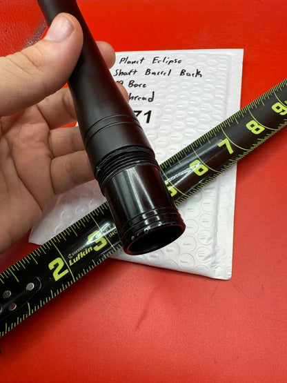 Planet Eclipse Shaft Barrel Back 689 Bore AC Thread - used paintball barrel back - black