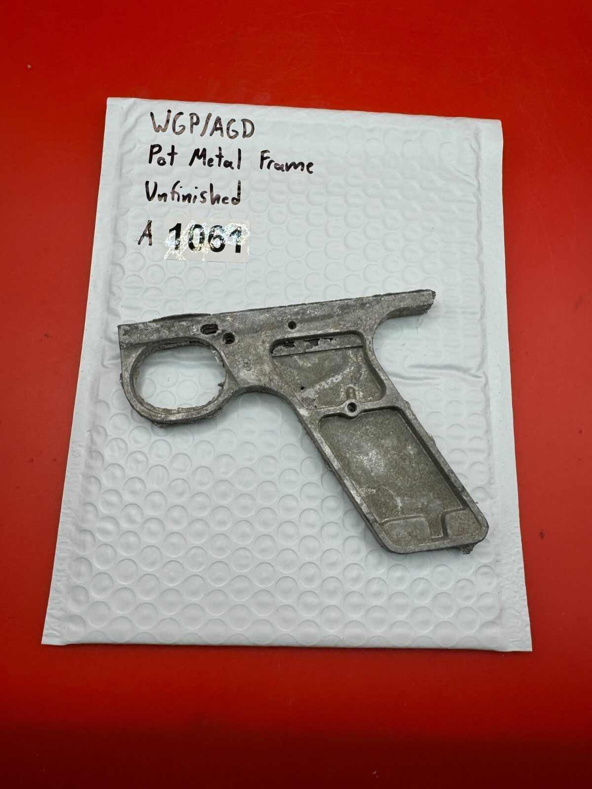 WGP/AGD Pot Metal Paintball Marker Frame Unfinished