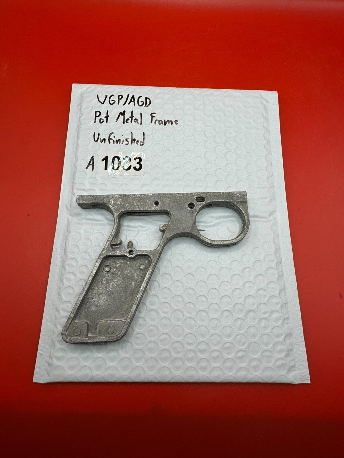 WGP/AGD Pot Metal Paintball Marker Frame Unfinished