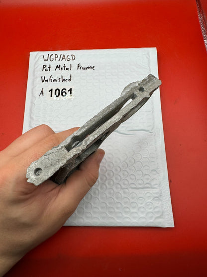 WGP/AGD Pot Metal Paintball Marker Frame Unfinished