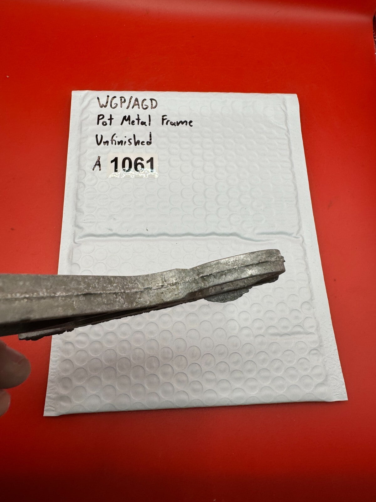 WGP/AGD Pot Metal Paintball Marker Frame Unfinished