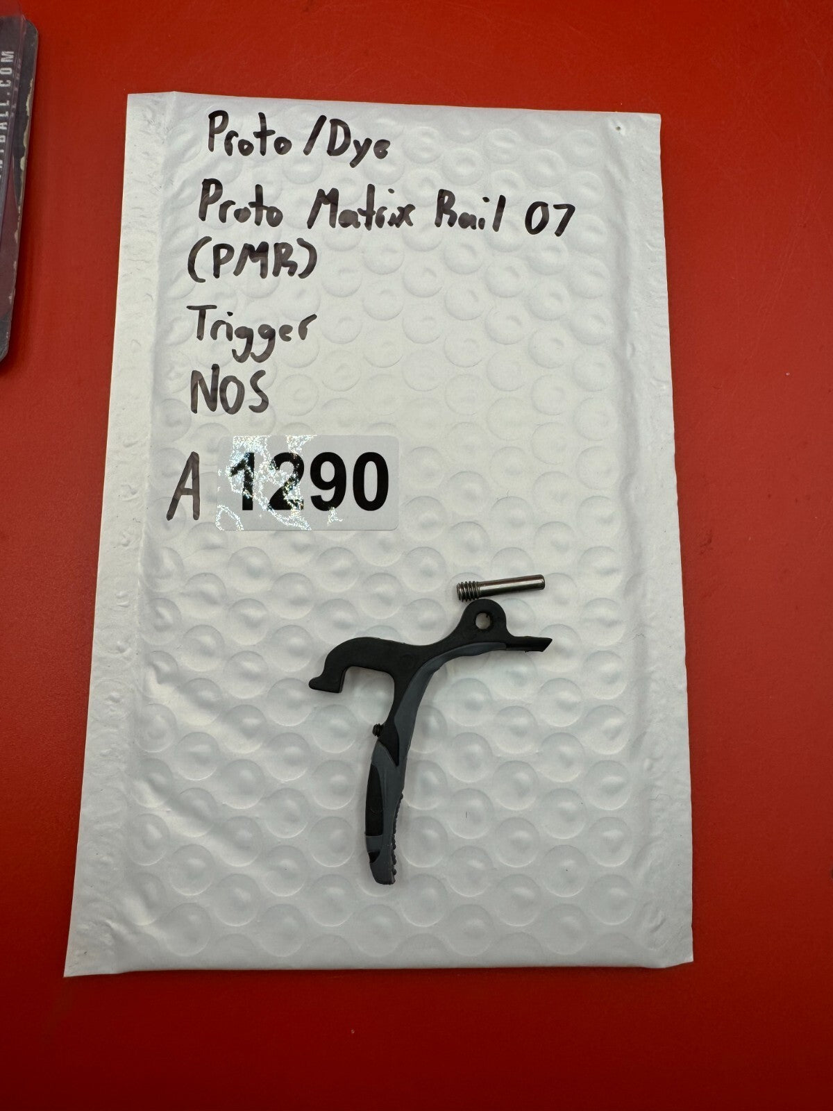 Proto/Dye Proto Matrix Rail 07 (PMR) Trigger NOS - used paintball trigger - black