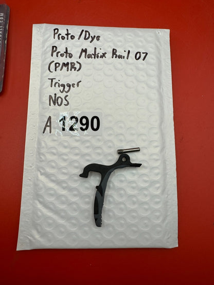 Proto/Dye Proto Matrix Rail 07 (PMR) Trigger NOS - used paintball trigger - black