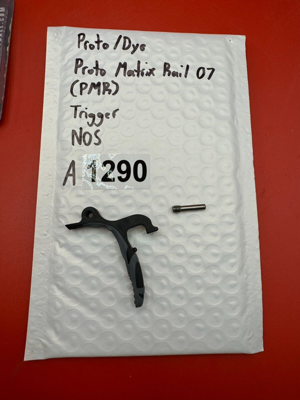 Proto/Dye Proto Matrix Rail 07 (PMR) Trigger NOS - used paintball trigger - black
