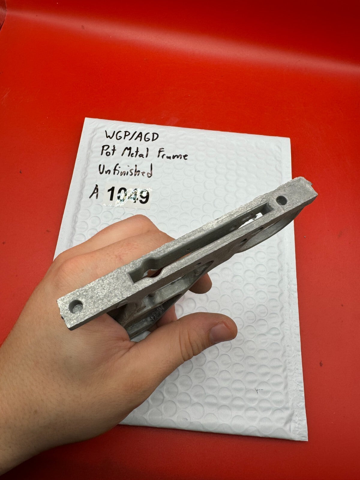 WGP/AGD Pot Metal Paintball Marker Frame Unfinished