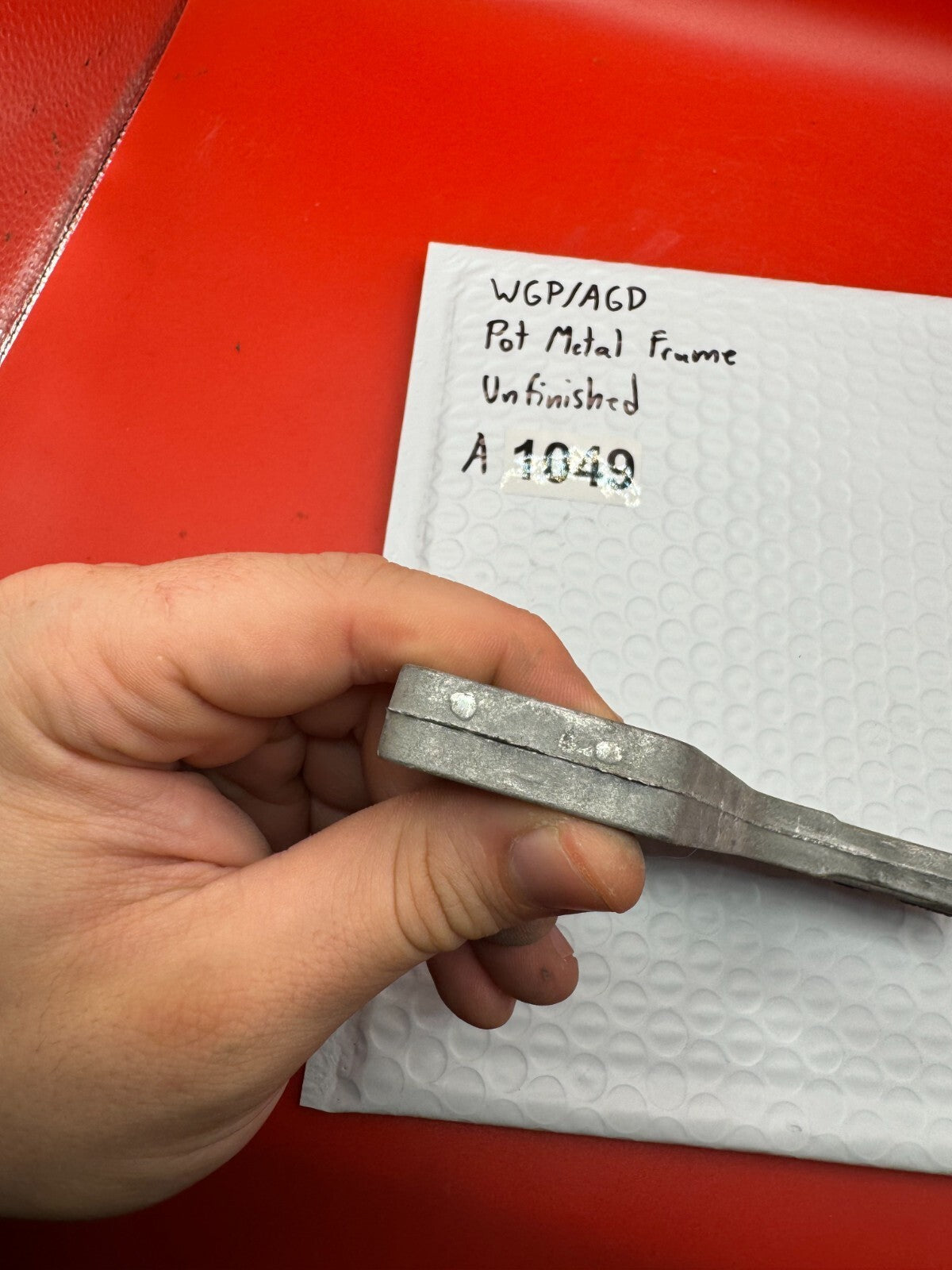 WGP/AGD Pot Metal Paintball Marker Frame Unfinished
