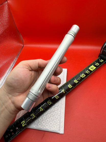 Planet Eclipse Shaft 4 Back 689 Bore AC Thread - used paintball barrel back - silver