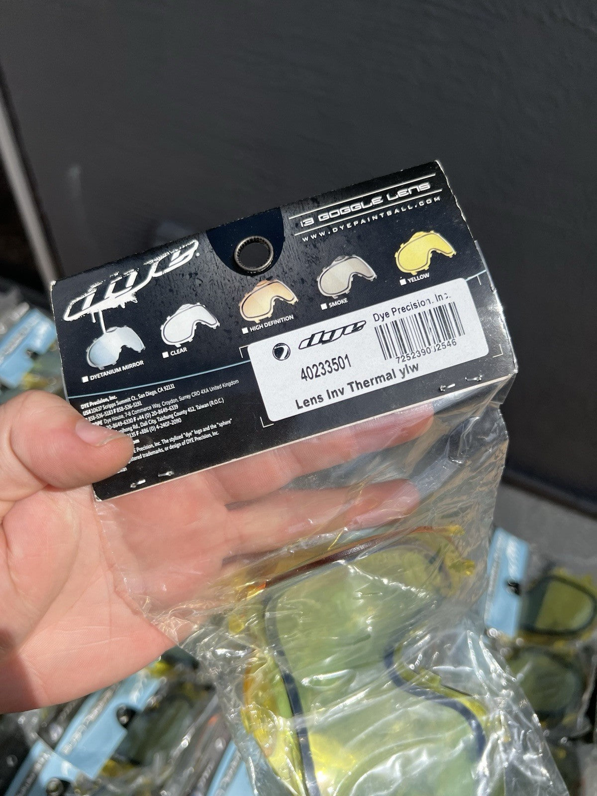 New Old Stock Yellow Dye Invision I3 Lenses