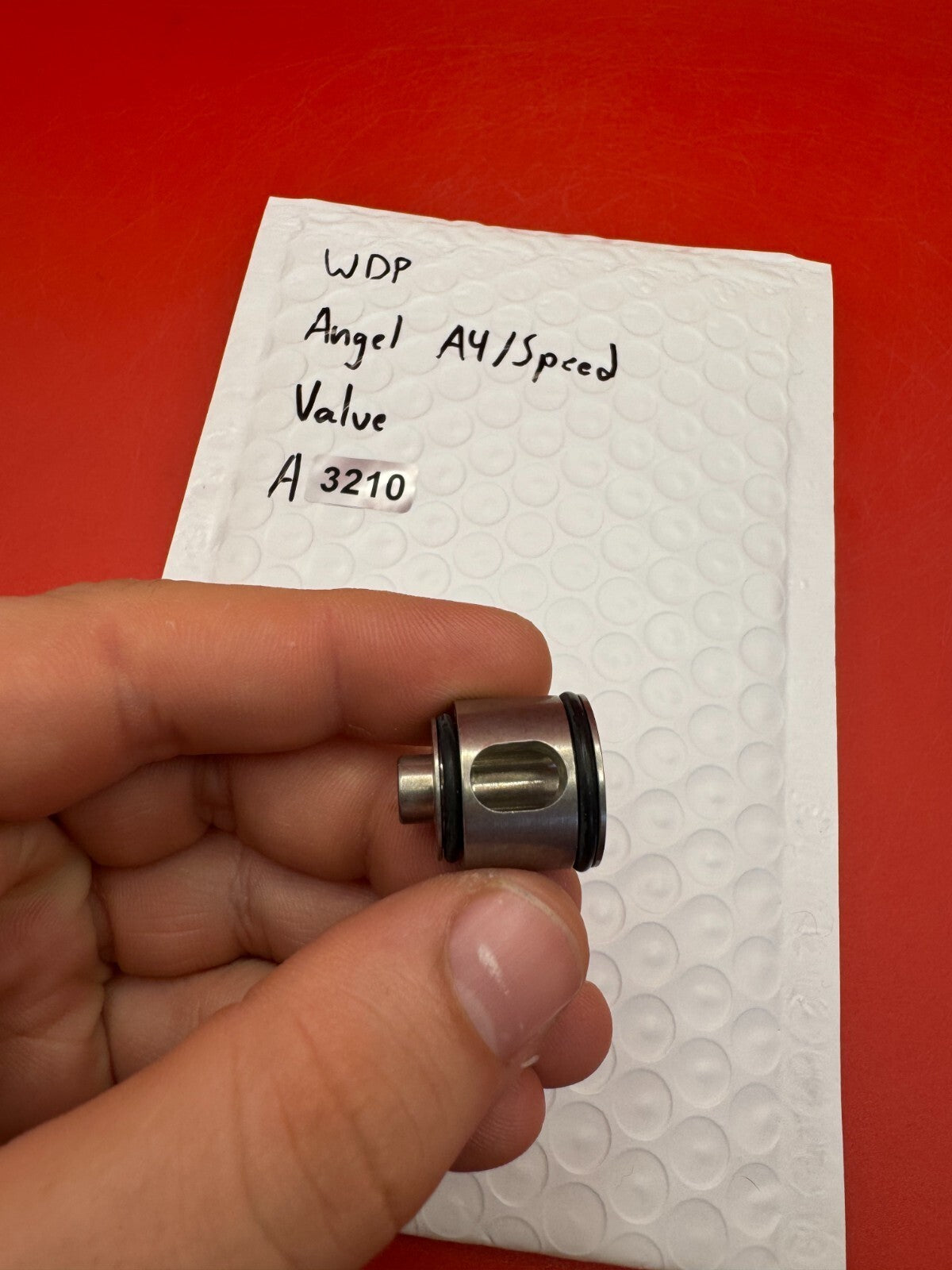 WDP Angel A4/ Speed Valve - used paintball valve - silver