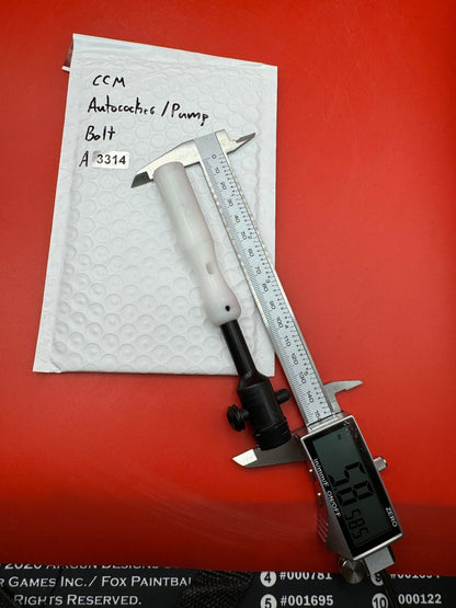 CCM Autococker / Pump Bolt - used paintball bolt - black/white