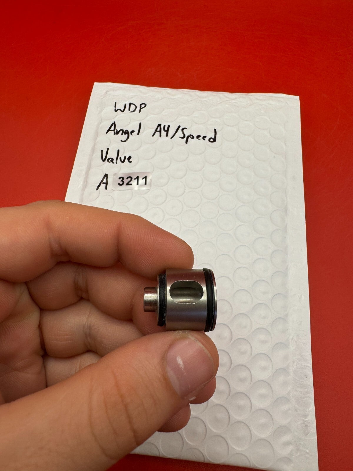 WDP Angel A4/ Speed Valve - used paintball valve - silver