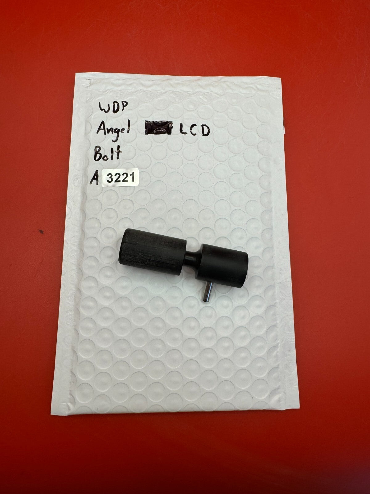 WDP Angel LCD Bolt - used paintball bolt - black