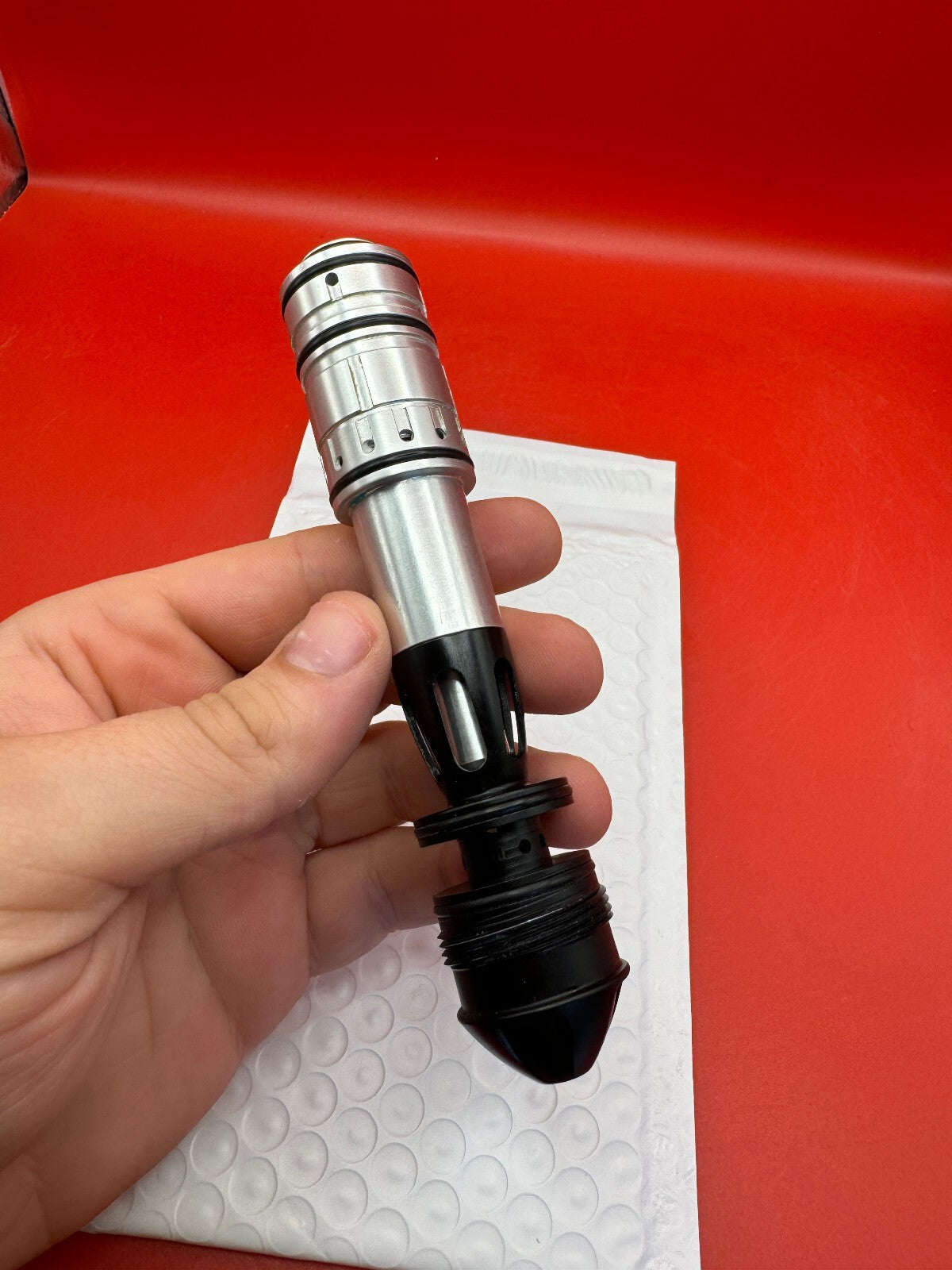 Dye/Evil Minion Bolt/Engine - used paintball bolt/engine assembly - silver/black
