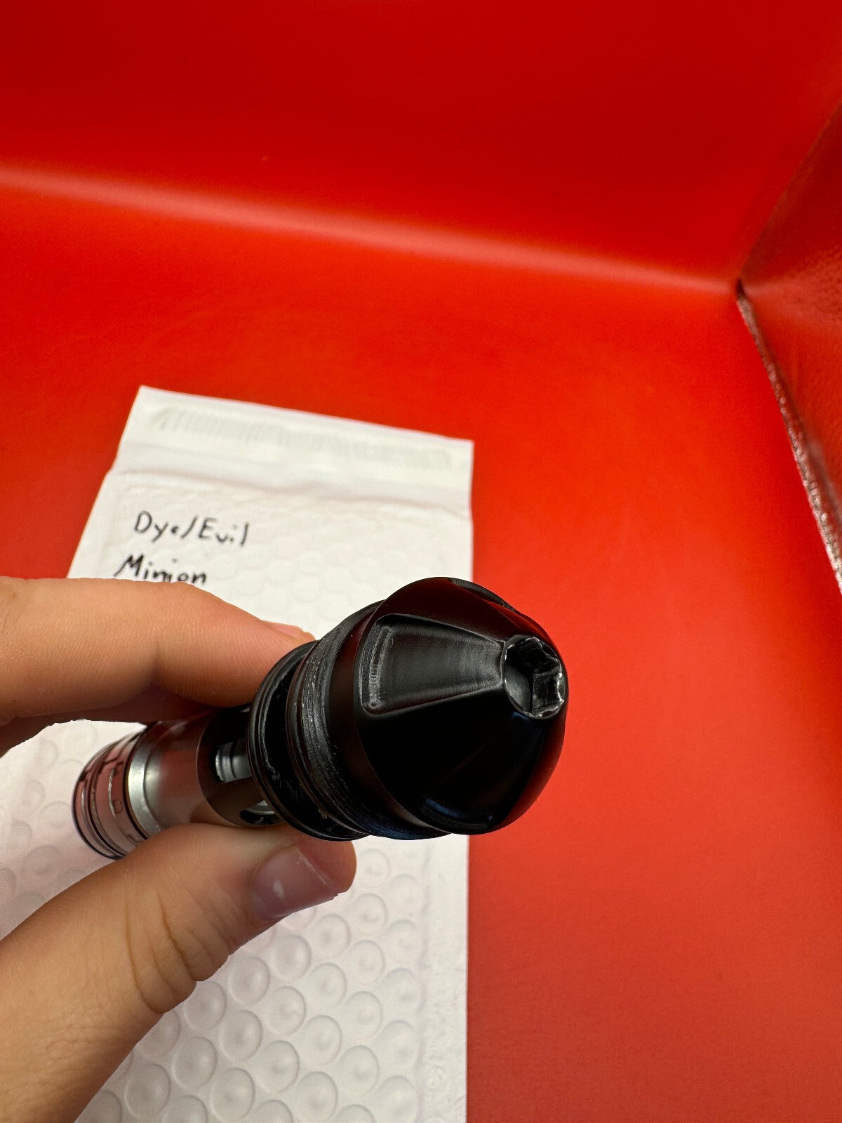 Dye/Evil Minion Bolt/Engine - used paintball bolt/engine assembly - silver/black