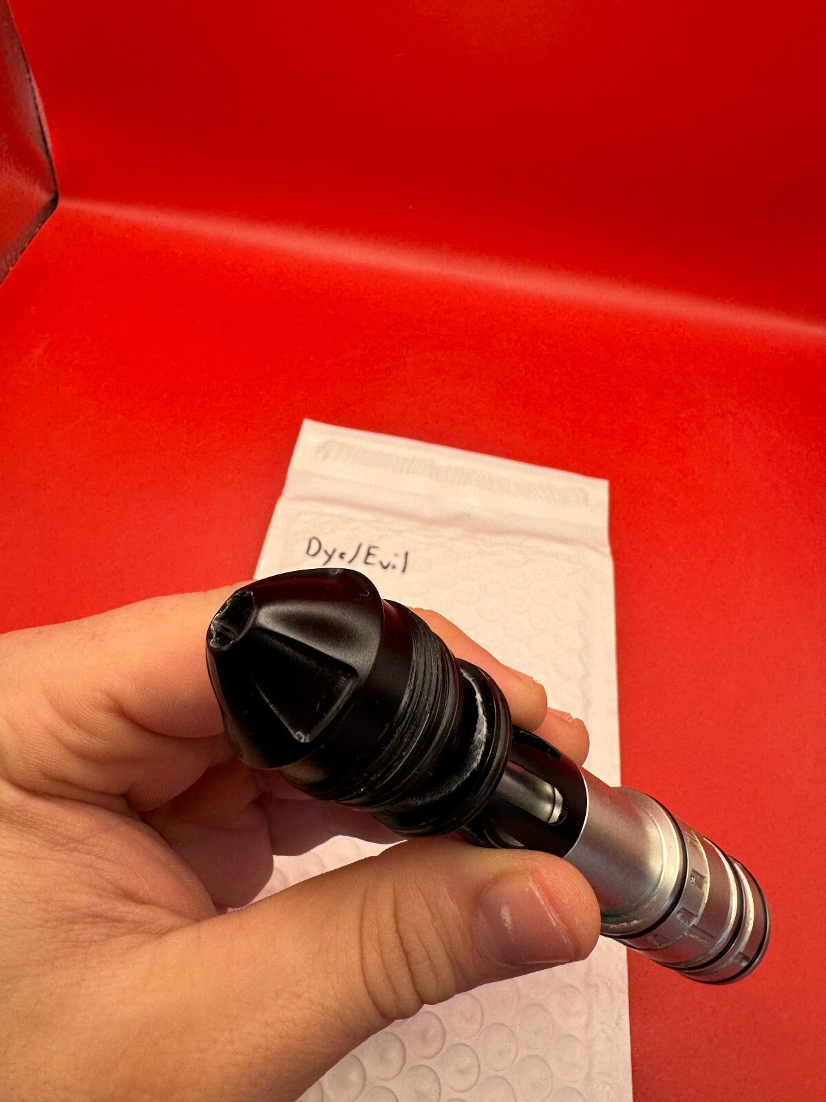Dye/Evil Minion Bolt/Engine - used paintball bolt/engine assembly - silver/black