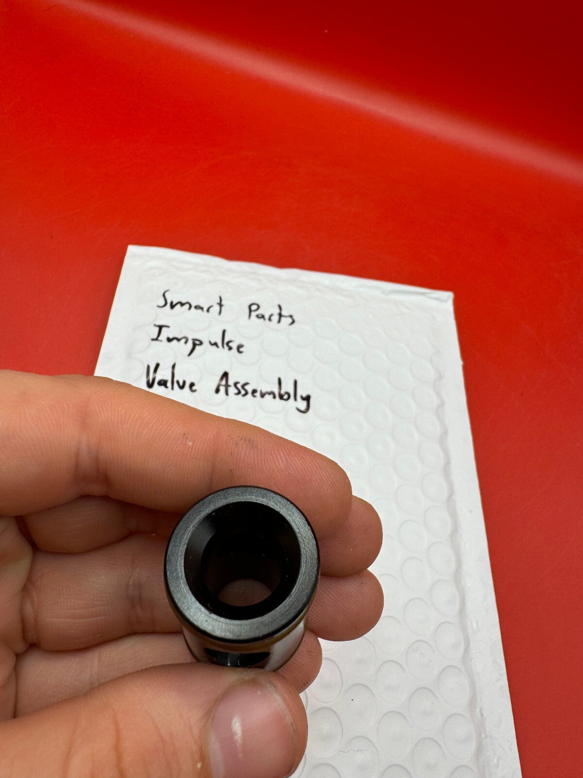 Smart Parts Impulse Valve Assembly - used paintball valve assembly - black