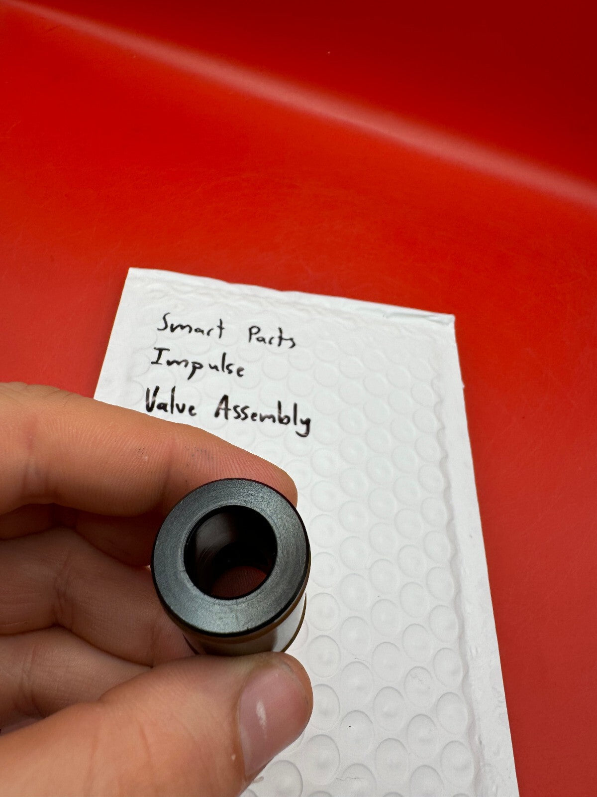 Smart Parts Impulse Valve Assembly - used paintball valve assembly - black