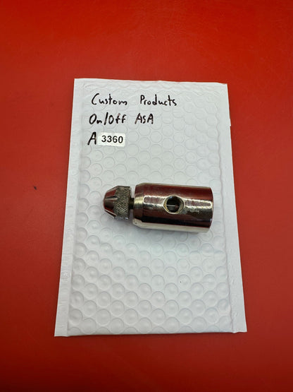 Custom Products On/Off ASA - used paintball on/off asa - silver/chrome
