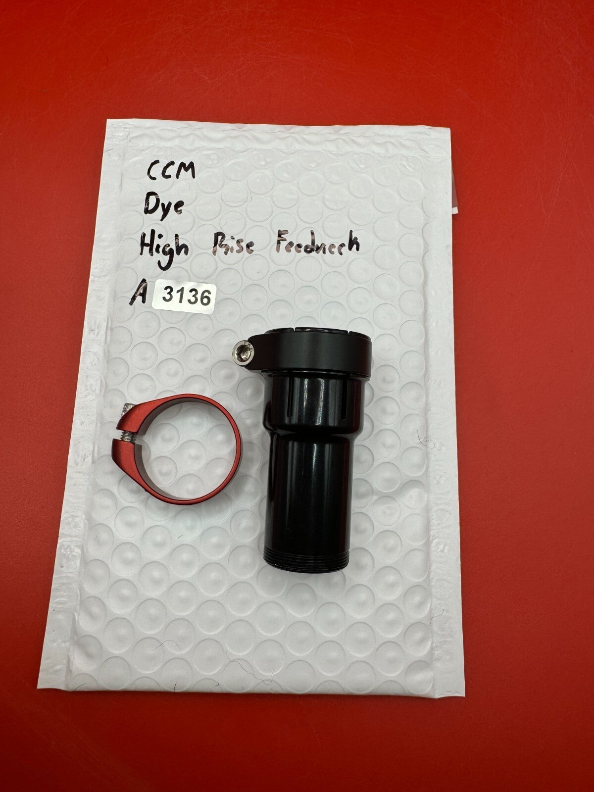 CCM Dye High Rise Feedneck - used paintball feedneck - black