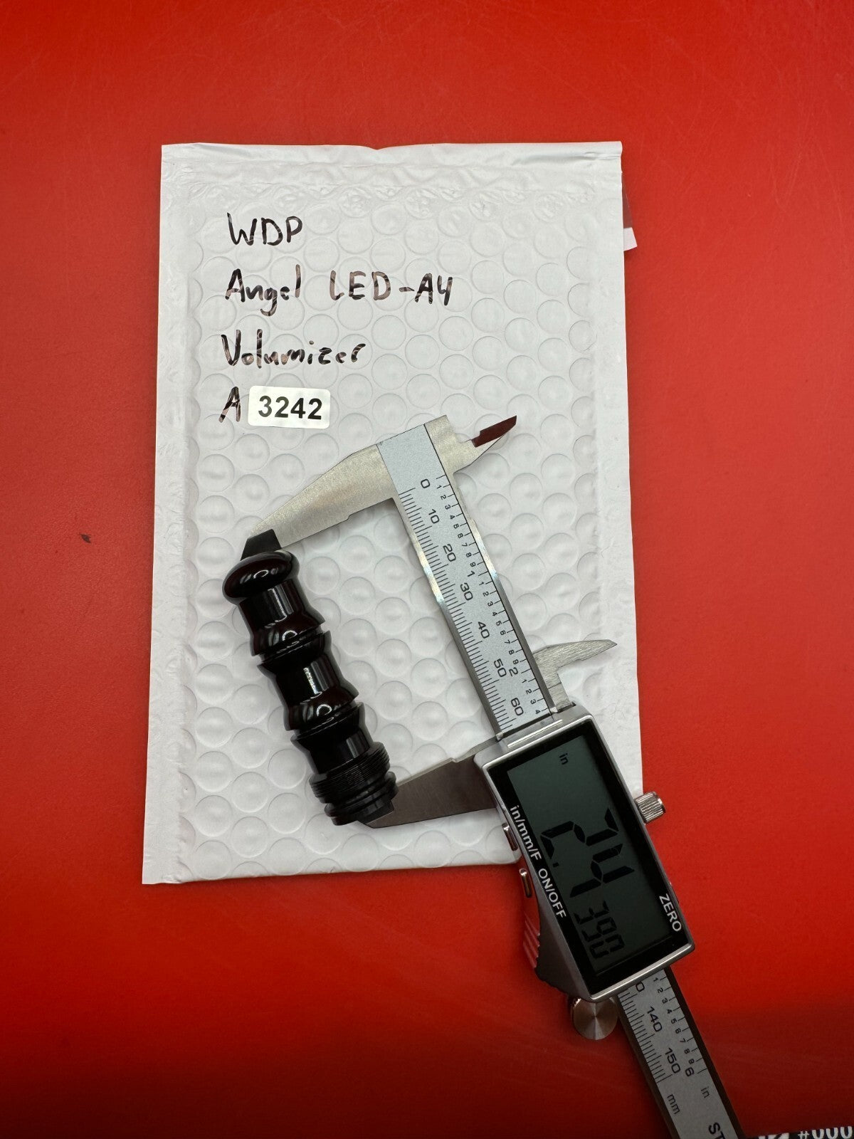 WDP Angel LED-A4 Volumizer - used paintball volumizer - black
