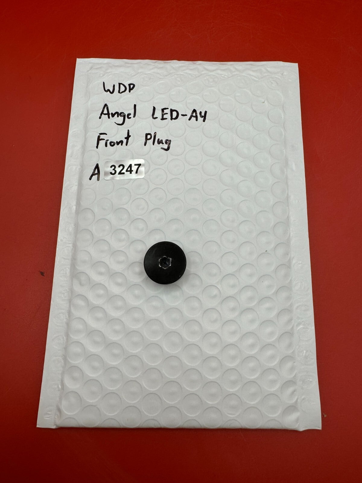 WDP Angel LED-A4 Front Plug - used paintball front plug - black