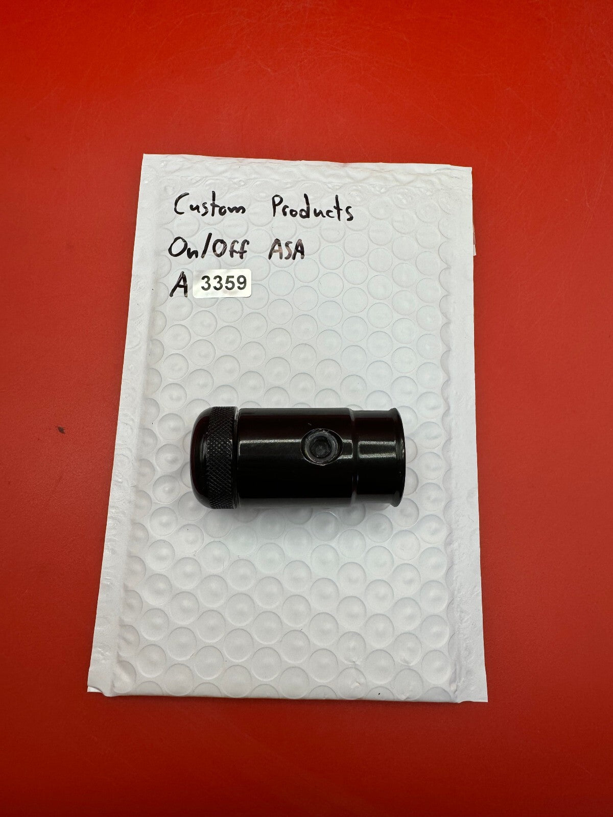 Custom Products On/Off ASA - used paintball on/off asa - black