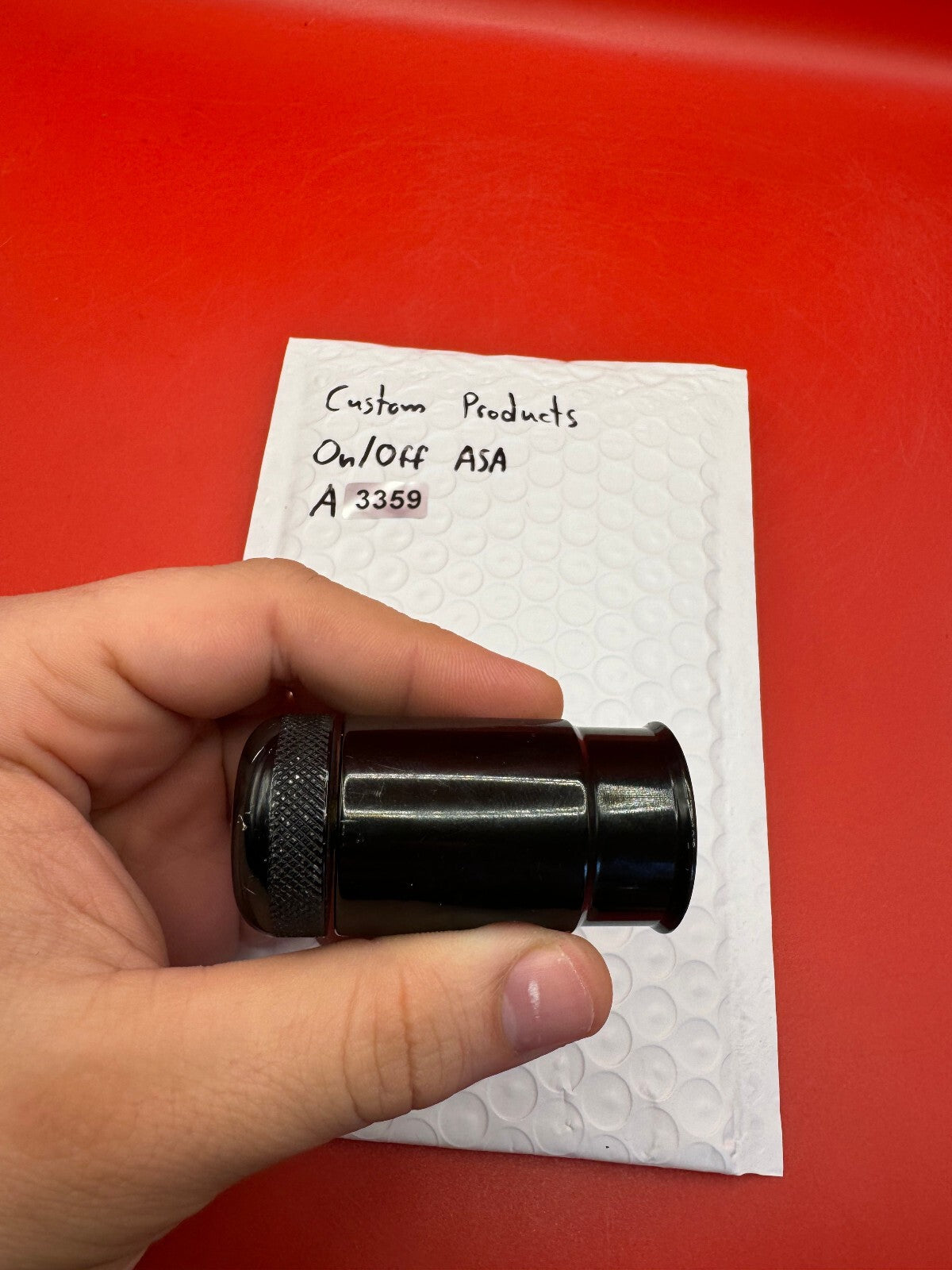 Custom Products On/Off ASA - used paintball on/off asa - black