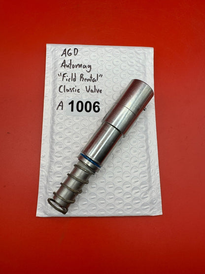AGD Automag ''Field Rental'' Classic Valve - used paintball valve - silver (raw aluminum/stainless)