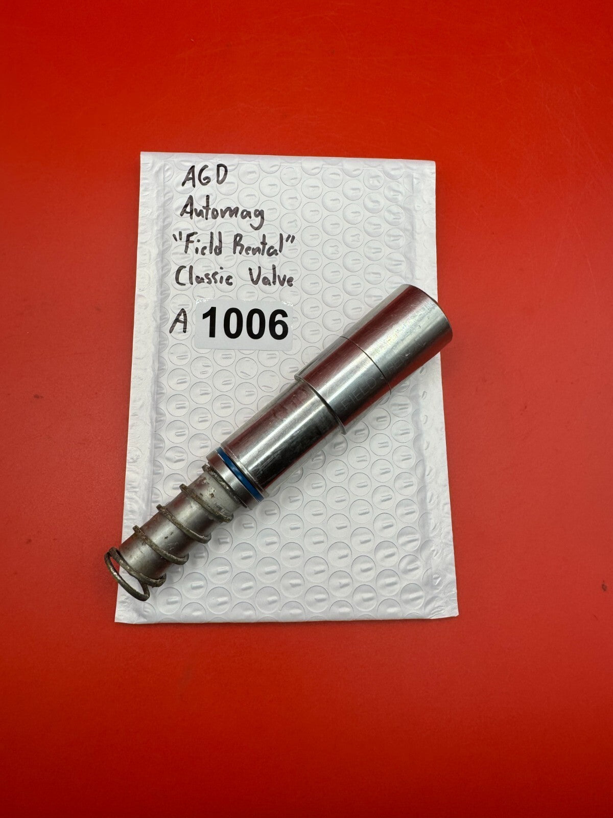 AGD Automag ''Field Rental'' Classic Valve - used paintball valve - silver (raw aluminum/stainless)