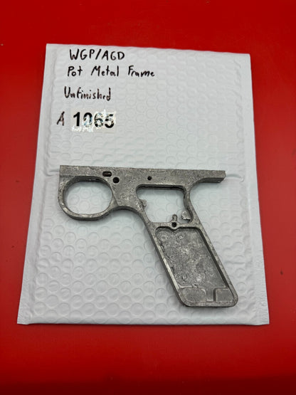 WGP/AGD Pot Metal Paintball Marker Frame Unfinished