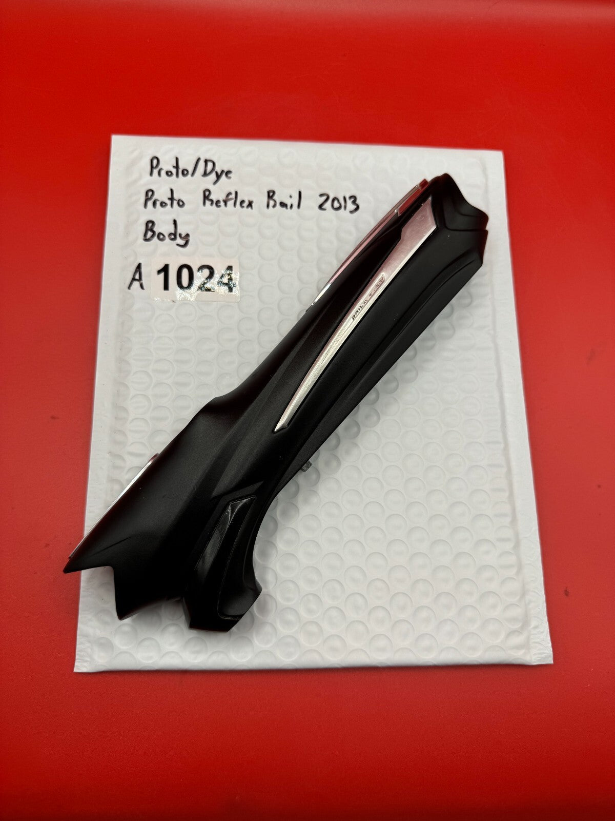 Proto/Dye Proto Reflex Rail 2013 Body - used paintball marker body - black matte with gloss black / red accent inlays