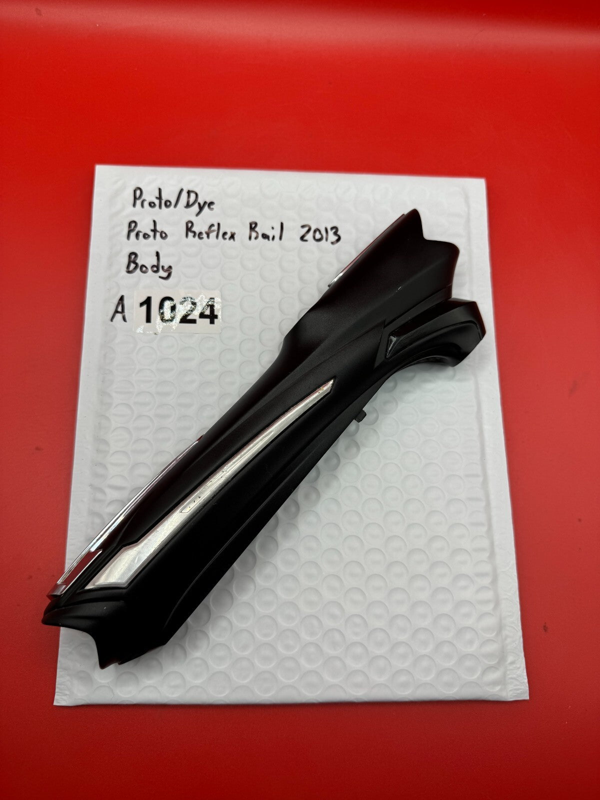 Proto/Dye Proto Reflex Rail 2013 Body - used paintball marker body - black matte with gloss black / red accent inlays