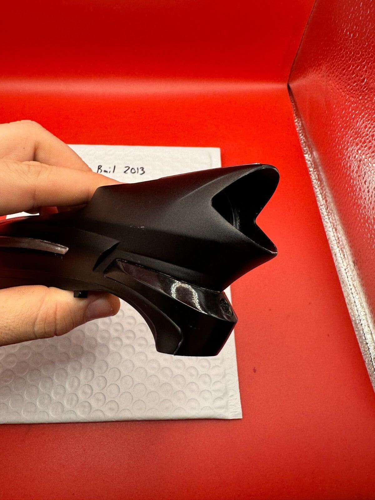 Proto/Dye Proto Reflex Rail 2013 Body - used paintball marker body - black matte with gloss black / red accent inlays