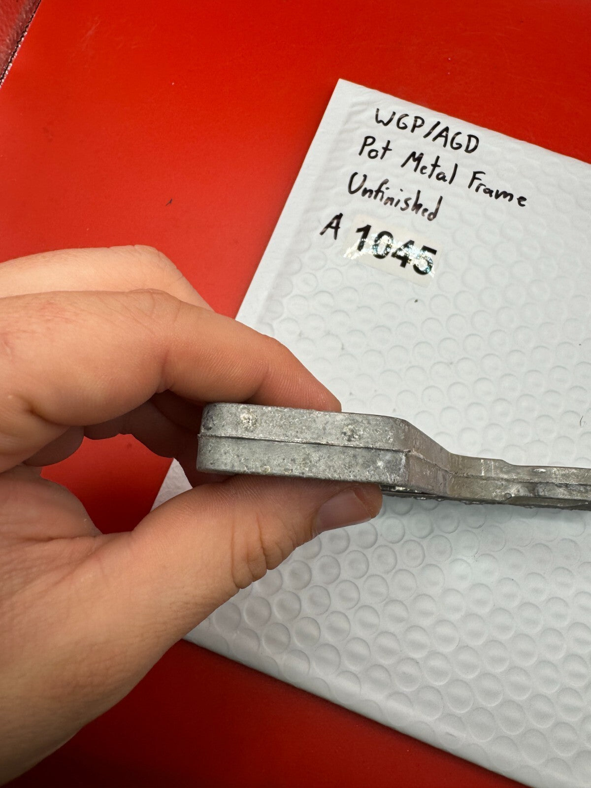 WGP/AGD Pot Metal Paintball Marker Frame Unfinished