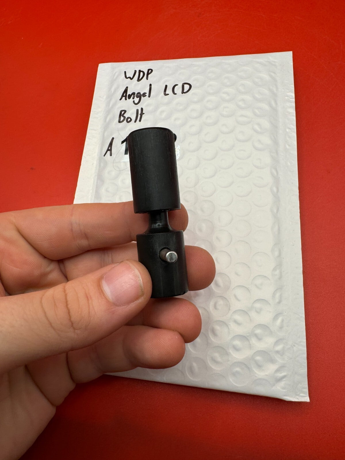 WDP Angel LCD Bolt - used paintball bolt - black