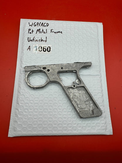 WGP/AGD Pot Metal Paintball Marker Frame Unfinished