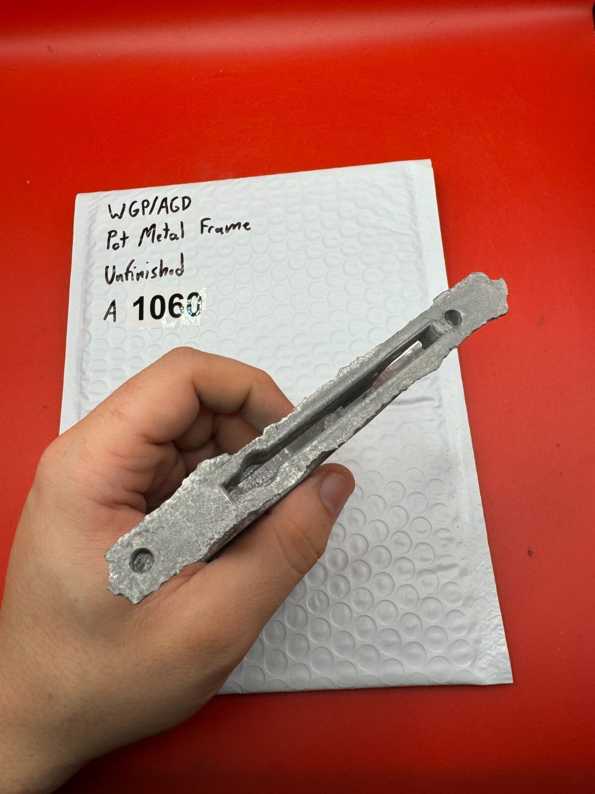 WGP/AGD Pot Metal Paintball Marker Frame Unfinished