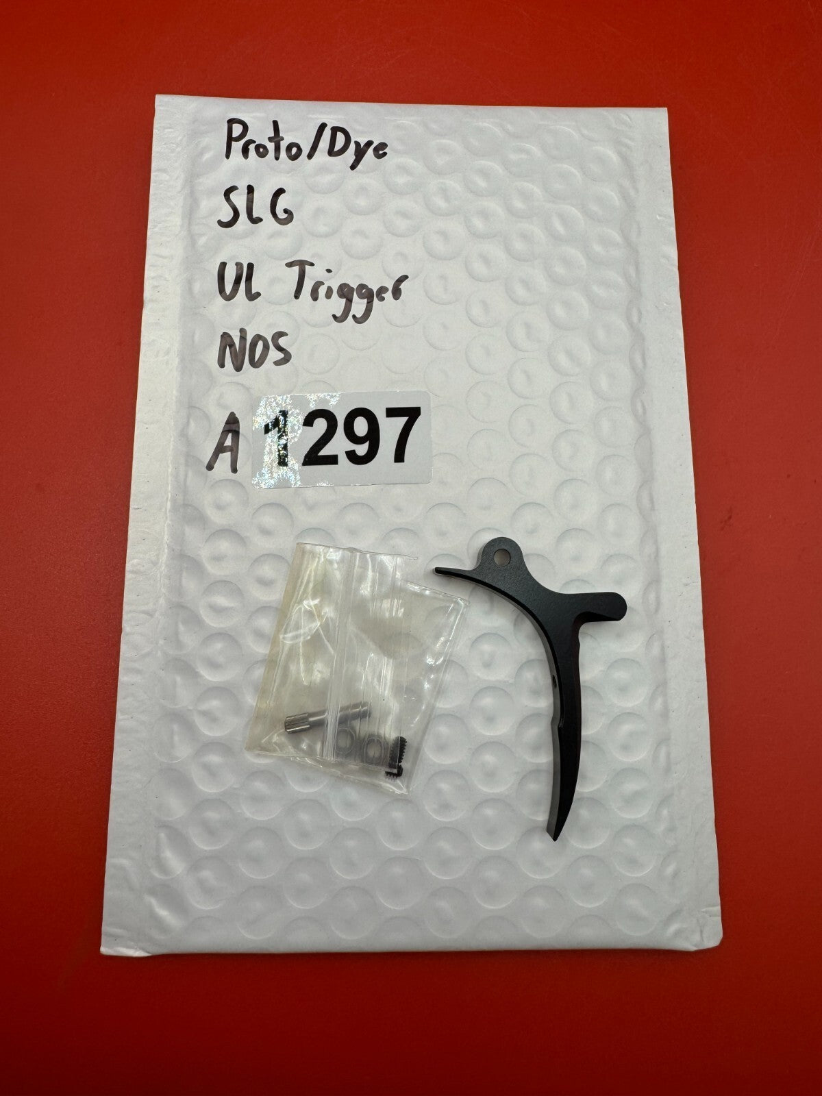 Proto/Dye SLG UL Trigger NOS - used paintball trigger - black