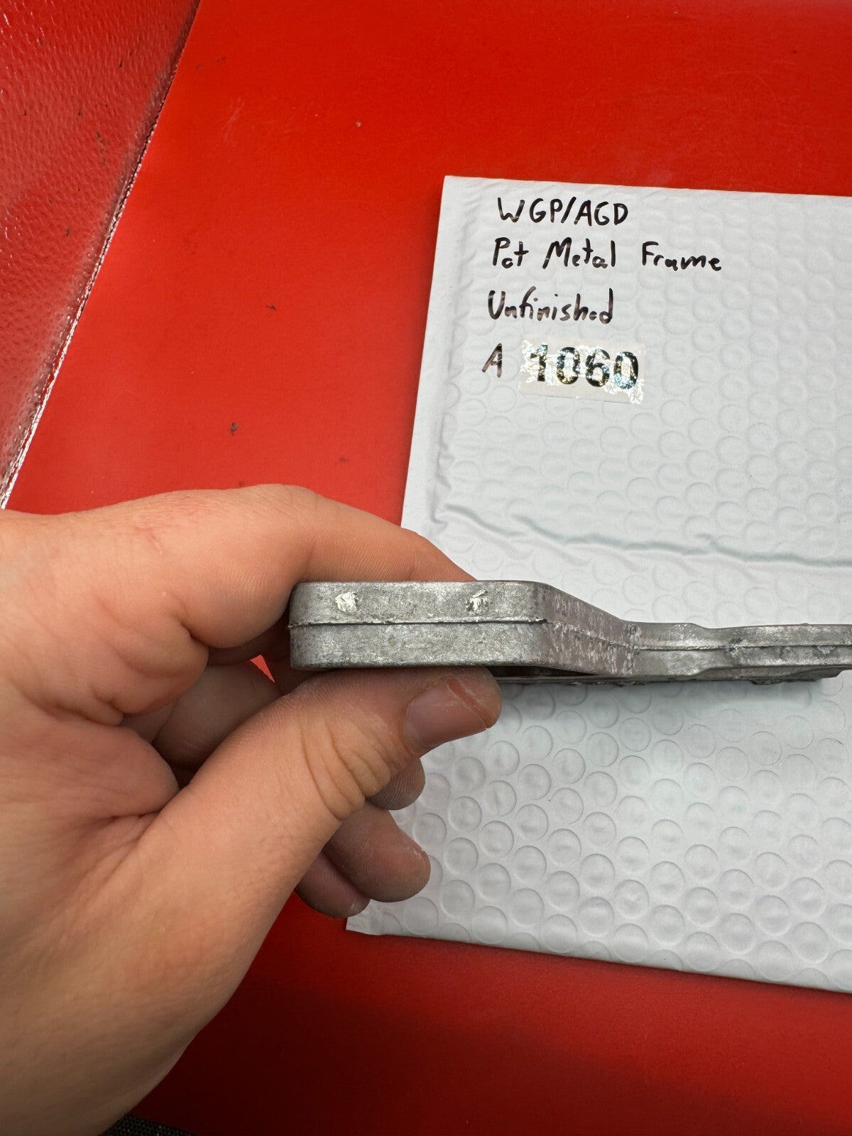 WGP/AGD Pot Metal Paintball Marker Frame Unfinished