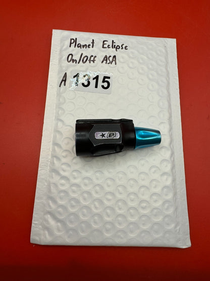 Planet Eclipse On/Off ASA - used paintball on/off asa - black/teal