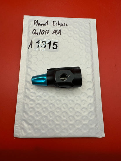 Planet Eclipse On/Off ASA - used paintball on/off asa - black/teal