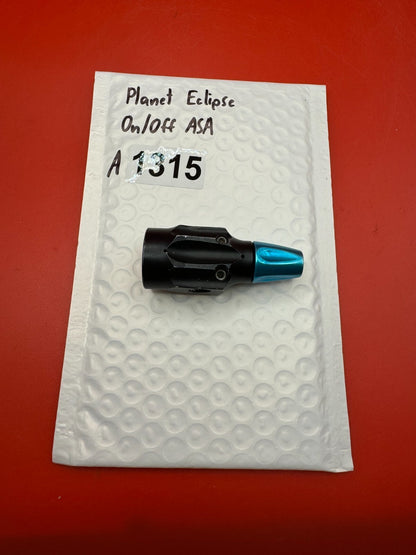 Planet Eclipse On/Off ASA - used paintball on/off asa - black/teal
