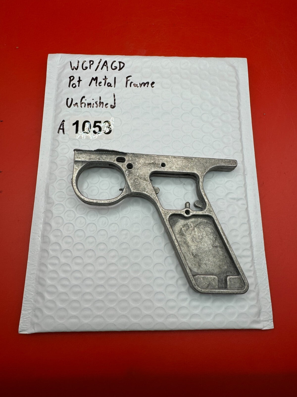 WGP/AGD Pot Metal Paintball Marker Frame Unfinished