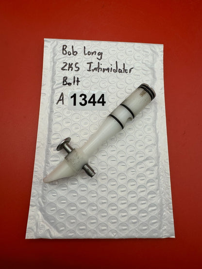 Bob Long 2K5 Intimidator Bolt - used paintball bolt - white