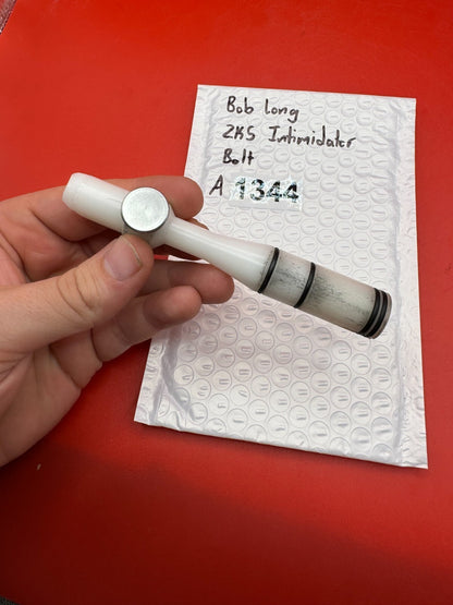 Bob Long 2K5 Intimidator Bolt - used paintball bolt - white