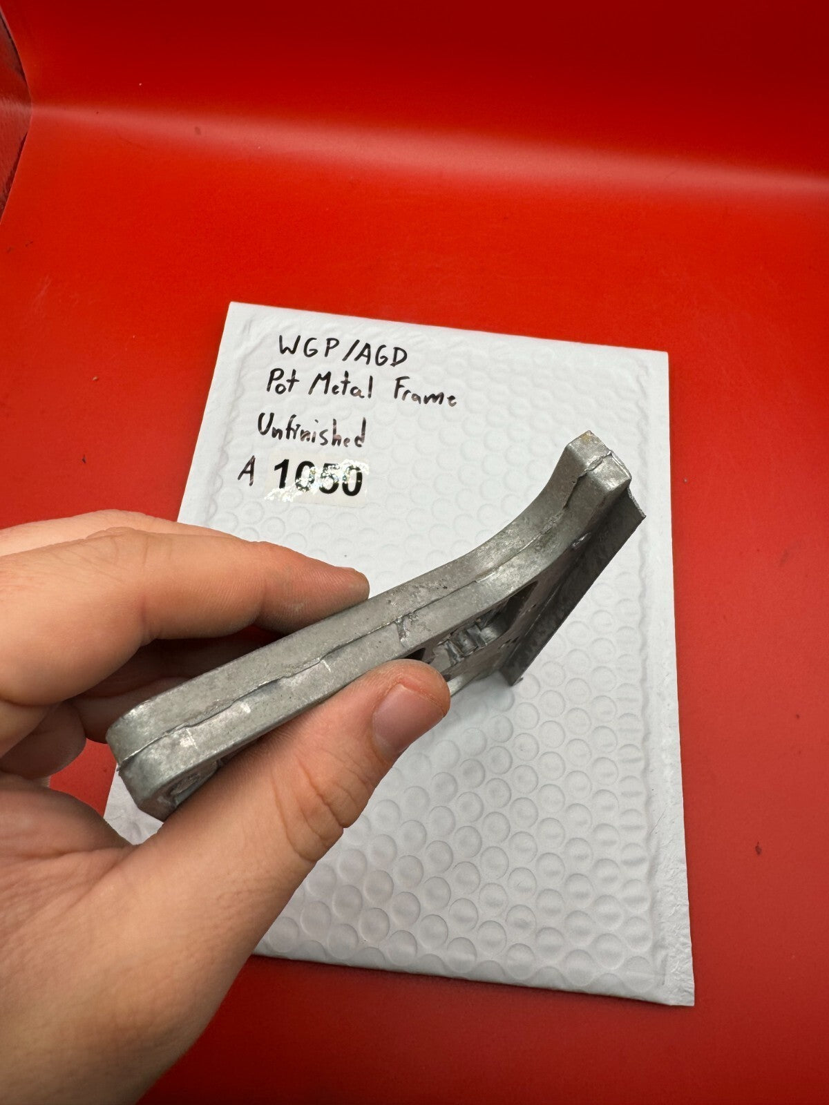 WGP/AGD Pot Metal Paintball Marker Frame Unfinished