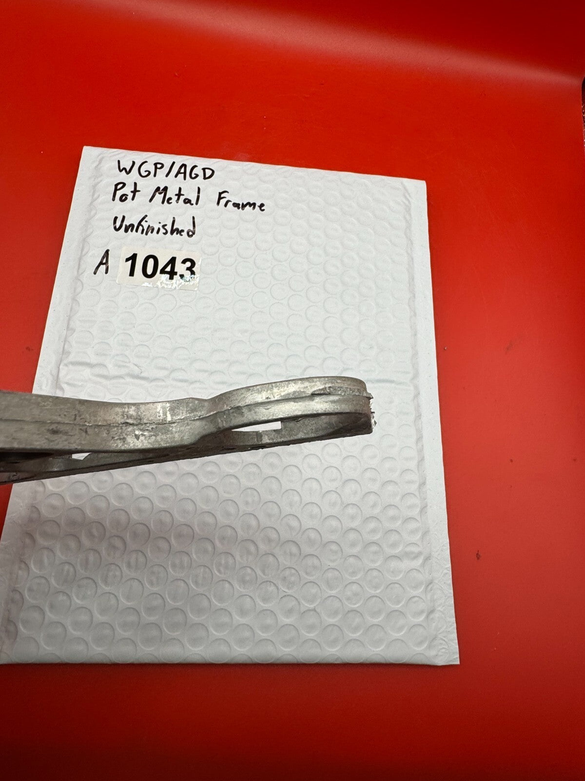 WGP/AGD Pot Metal Paintball Marker Frame Unfinished
