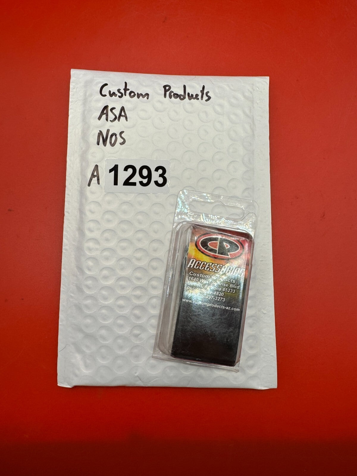 Custom Products ASA NOS  On / Off - used paintball on/off asa - black